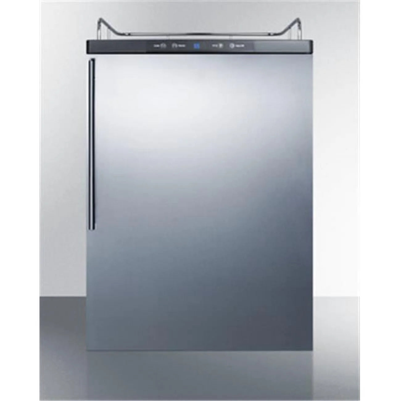 Summit  5.6 cu. ft. Built-in Residential Beer Dispenser with Digital Thermostat, Black